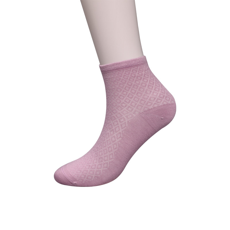 Nylonväska i mjuk bambufiber, tunna små diamantstrumpor för kvinnor, handsydda damstrumpor WSD1689