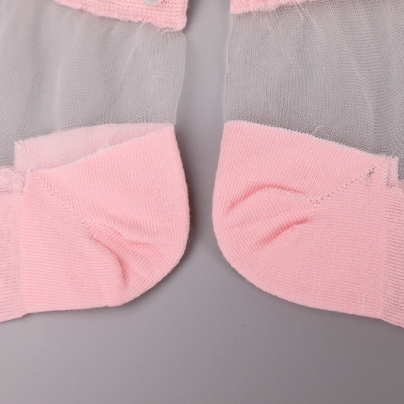 Mode nylon genomskinlig siden bomullsbotten dam båtstrumpor topp pärla glas kristall siden dam båtstrumpor WSD1288
