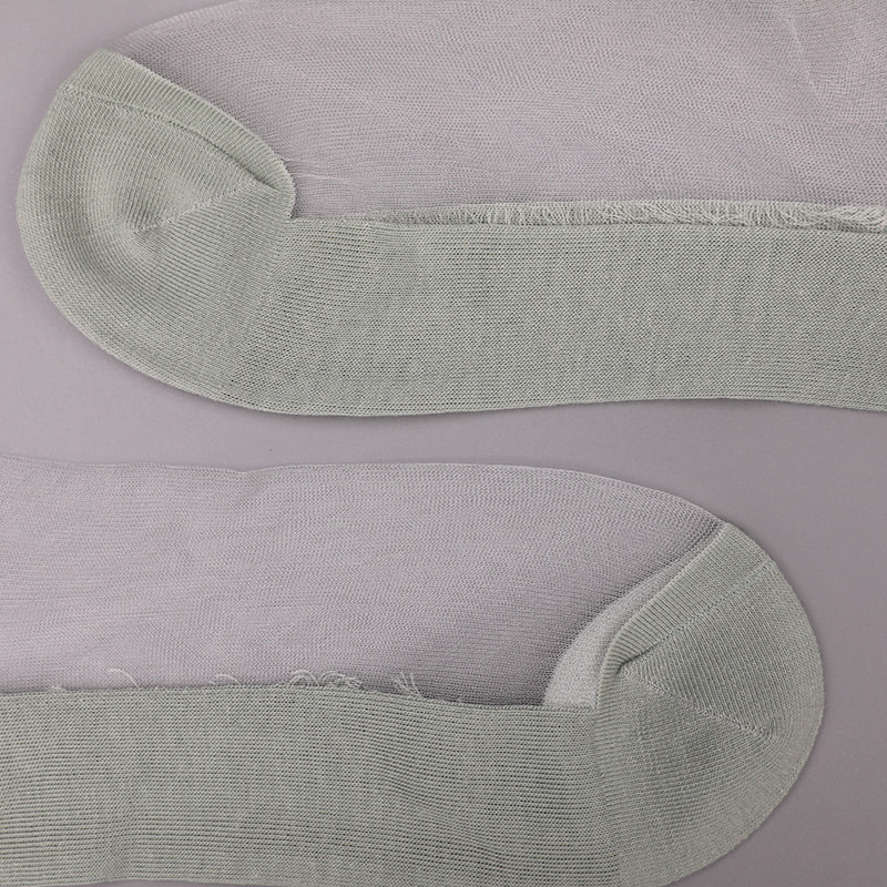 Mode nylon genomskinlig siden bomullsbotten dam båtstrumpor topp pärla glas kristall siden dam båtstrumpor WSD1288