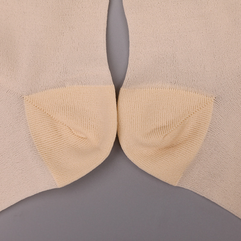 Mode genomskinlig nylonsilke bomullsbotten damstrumpor Superfin nylon genomskinlig siden damstrumpor Kristallsilke damstrumpor WSD1946