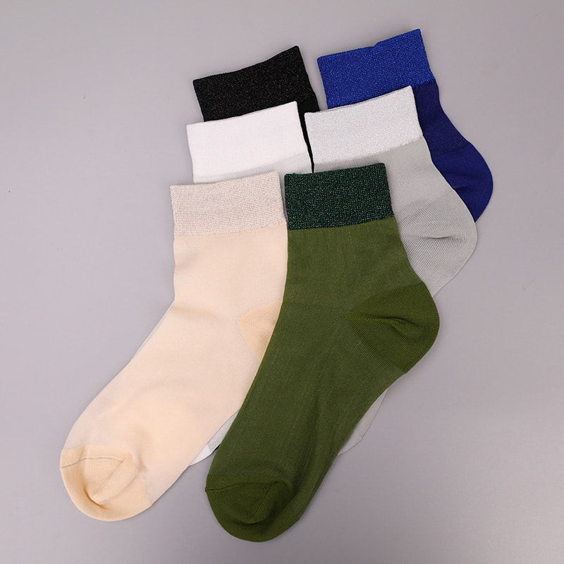 Mode genomskinlig nylonsilke bomullsbotten damstrumpor Superfin nylon genomskinlig siden damstrumpor Kristallsilke damstrumpor WSD1946