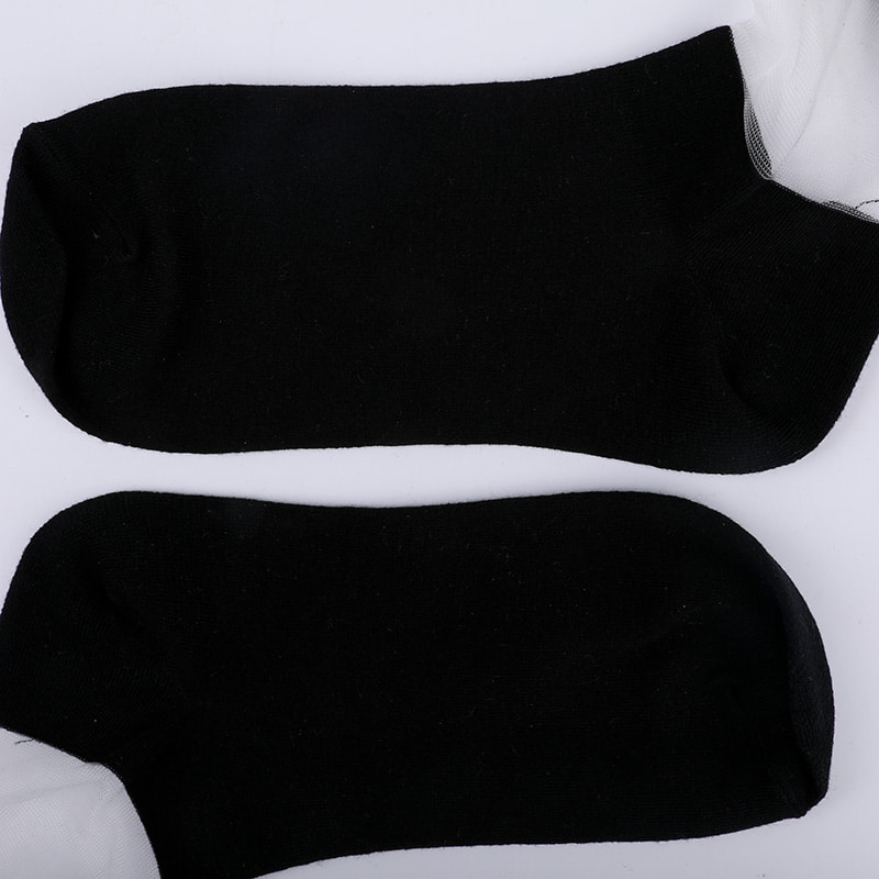 Modeglassilke bomullsbotten damstrumpor söm genomskinlig sidenbowknot damstrumpor Kristallsilke damstrumpor WSD1911