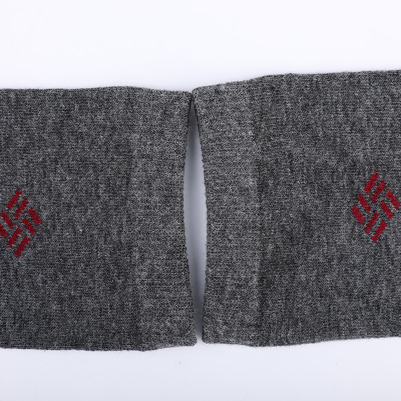 Kammad bomull bomullslindade ammoniakstrumpor 98 % bomullsgarn liten jacquard handsydd höst och vinter herrstrumpor WSD2581