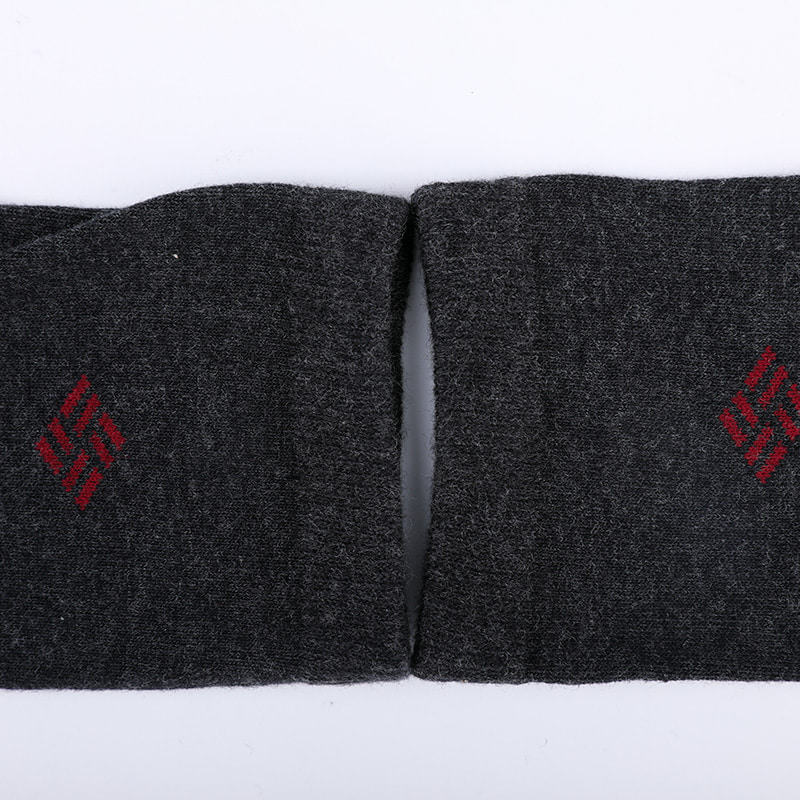 Kammad bomull bomullslindade ammoniakstrumpor 98 % bomullsgarn liten jacquard handsydd höst och vinter herrstrumpor WSD2581