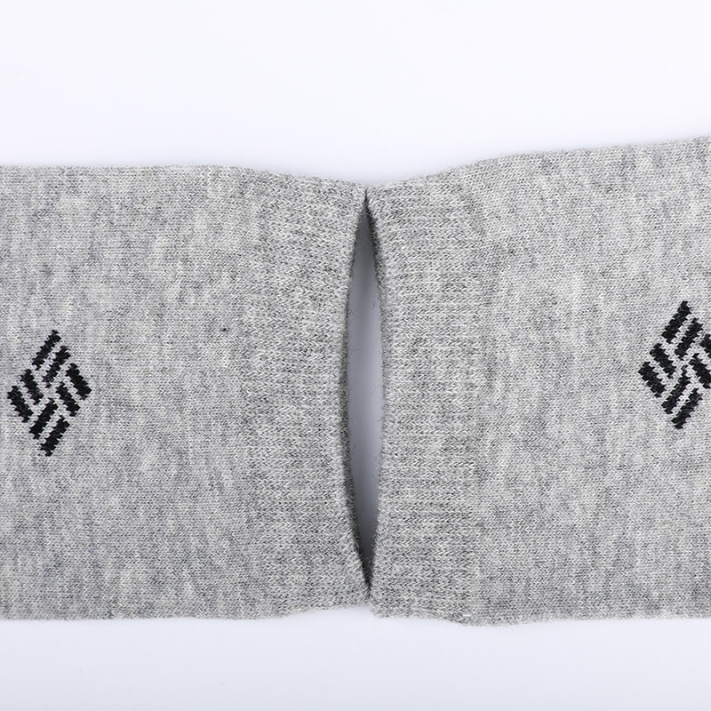 Kammad bomull bomullslindade ammoniakstrumpor 98 % bomullsgarn liten jacquard handsydd höst och vinter herrstrumpor WSD2581
