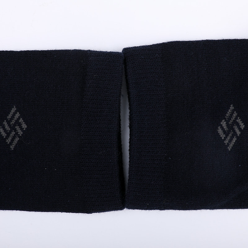 Kammad bomull bomullslindade ammoniakstrumpor 98 % bomullsgarn liten jacquard handsydd höst och vinter herrstrumpor WSD2581